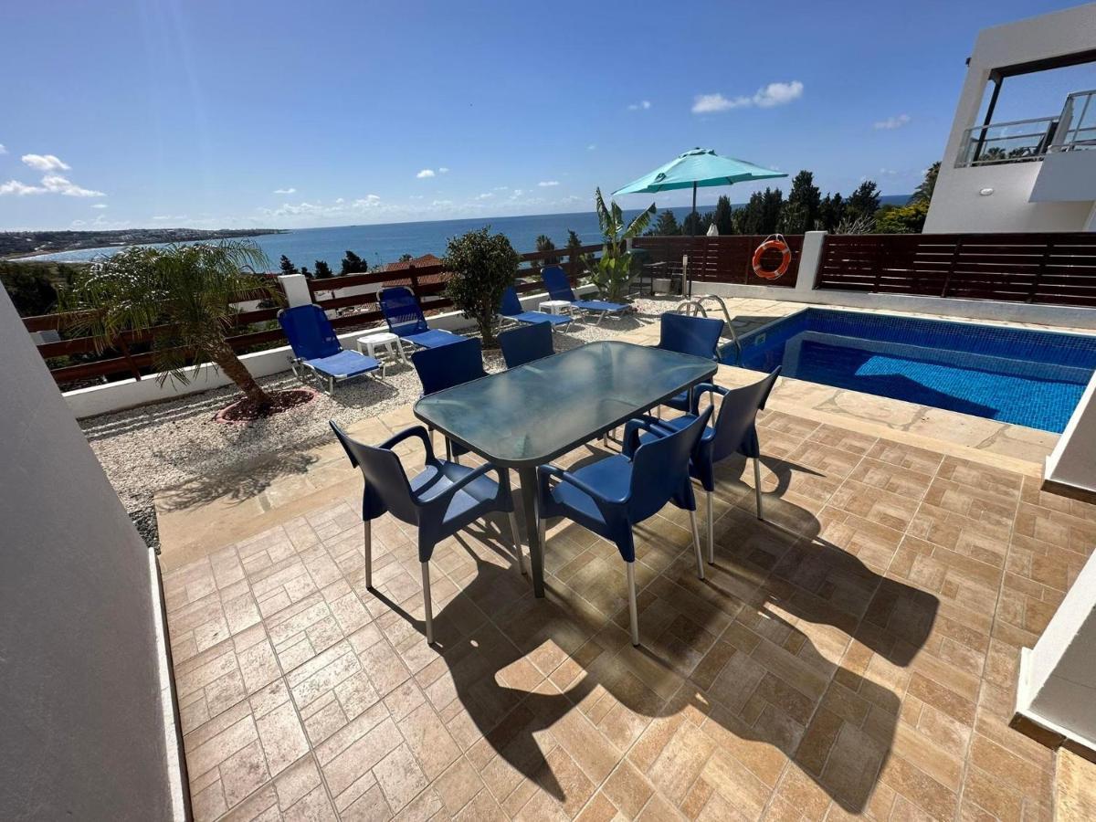 Villa Aqua Sunrise 1Km From Beach With Sea Views Coral Bay Esterno foto